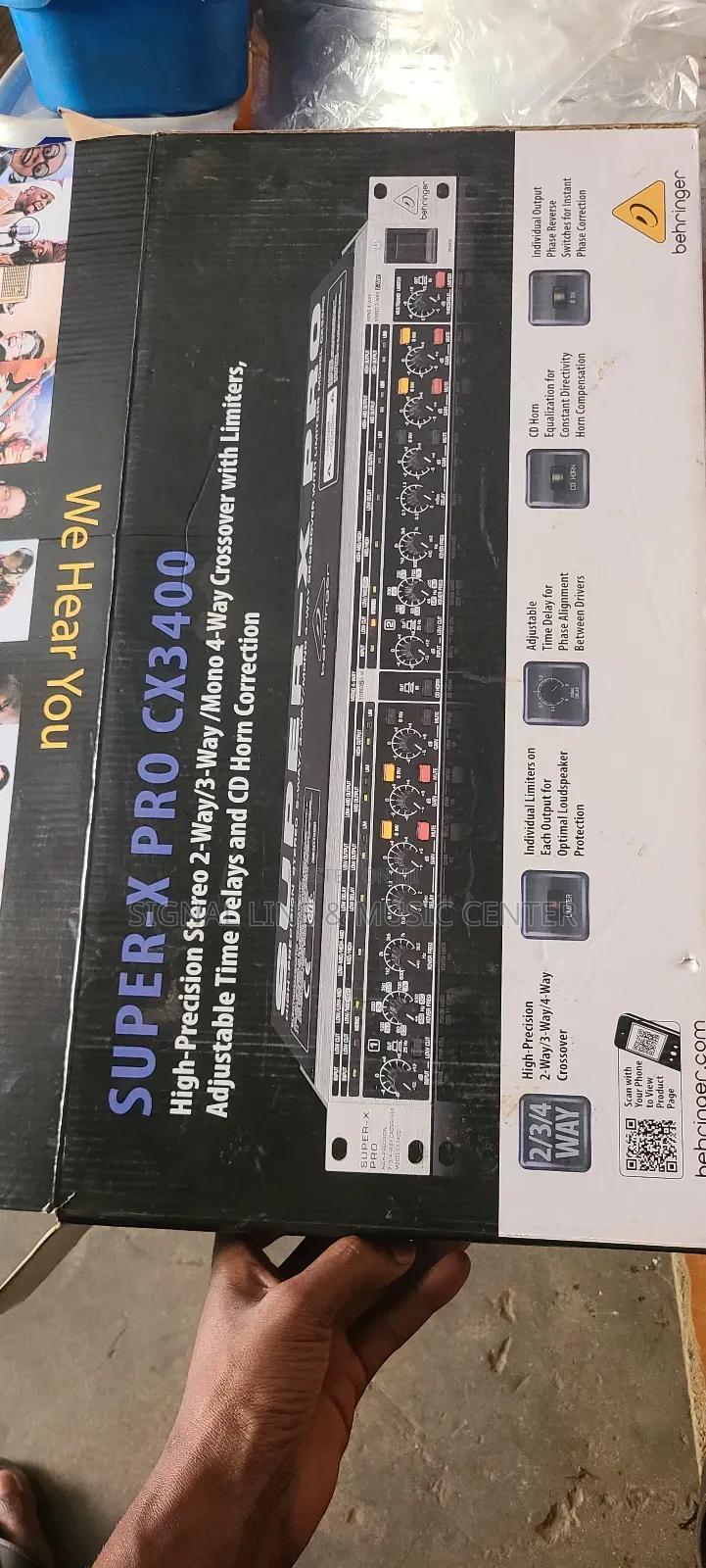 Behringer Crossover 4way Super-X Pro Cx3400