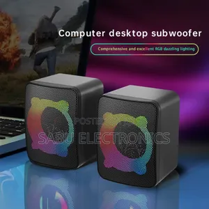Rgb Multimedia Usb Speakers –2.0 Ch Desktop Subwoofer