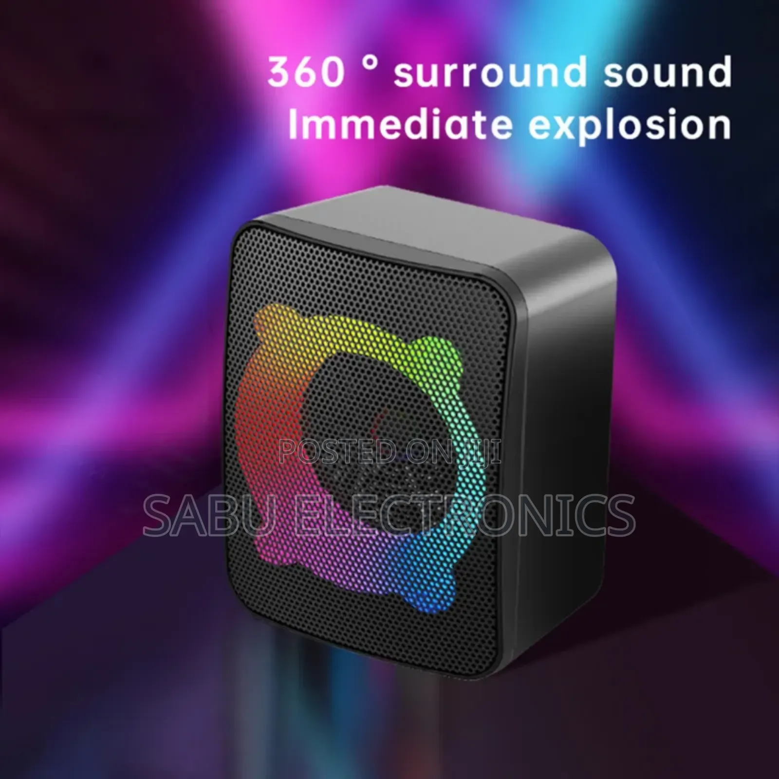 Rgb Multimedia Usb Speakers –2.0 Ch Desktop Subwoofer