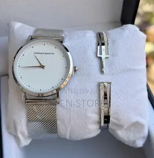 Hannah Martin Silver Casual Watch