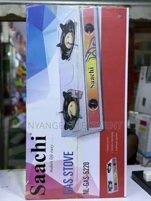 Saachi Gas Plate Metallic. Double Gas Plate