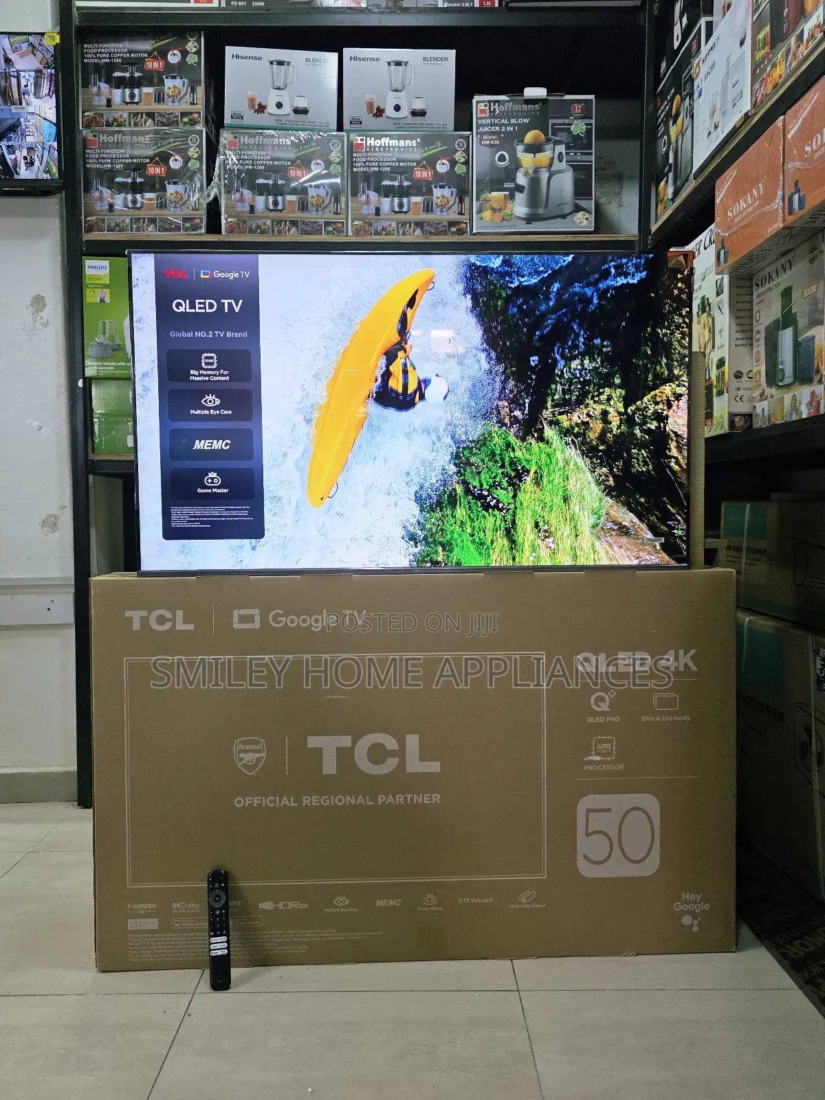Beeyi Powa TCL 50inches Qled- Google Android Tv
