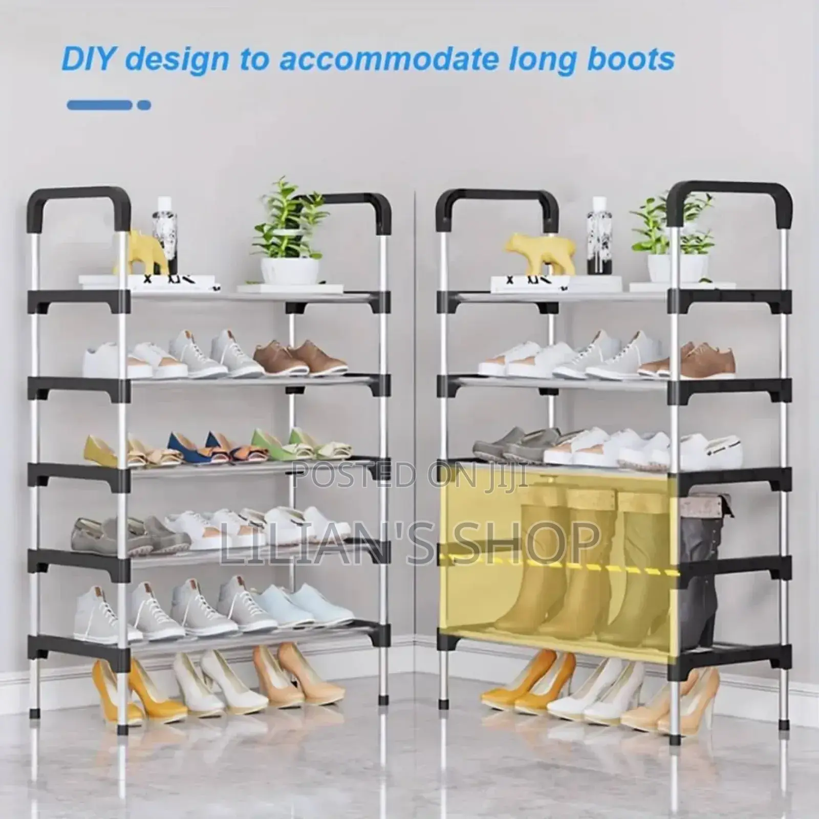 Multi-Tier Shoe Rack Designed for Organizing Footwear