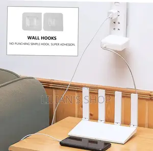 2pcs Double-Sided Adhesive Wall Hooks