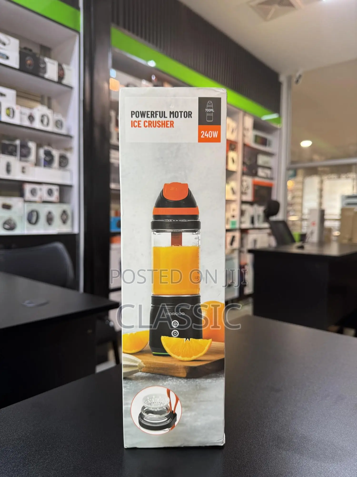 Porodo Dual Spin Clockwise Reverse Portable Blender