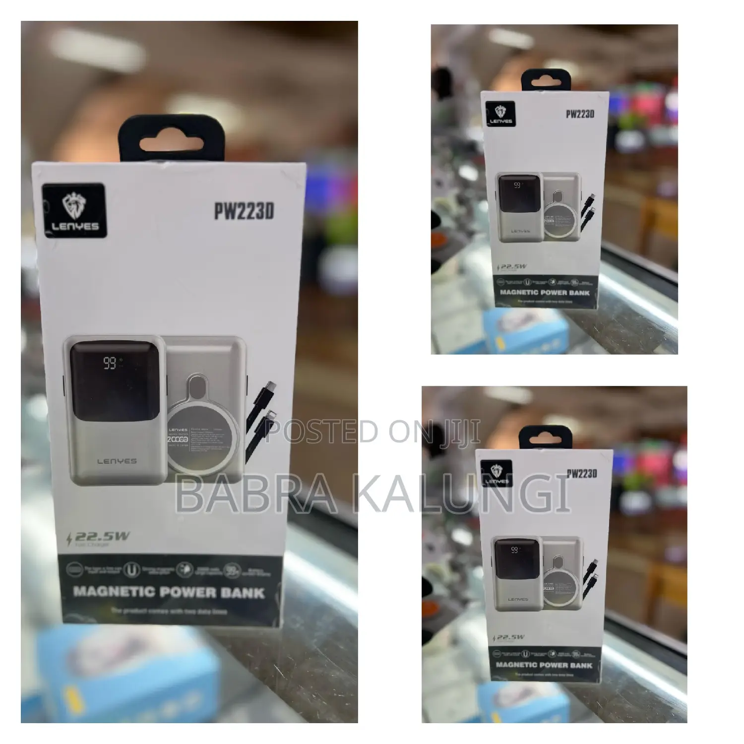 Lenyes Pw223d Magnetic Power Bank 20000mah