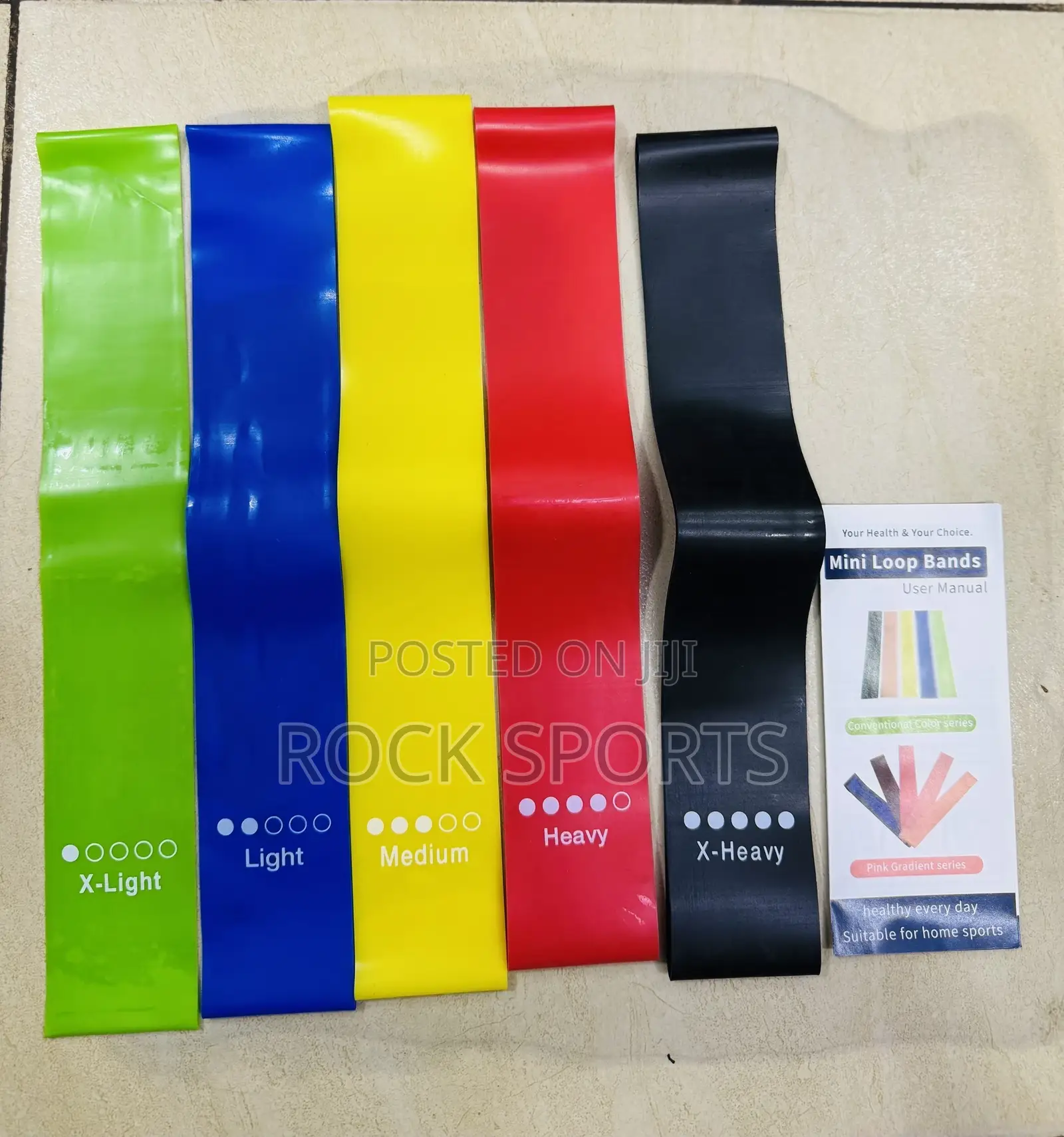 Resistance Bands (Pack Of 5pc)