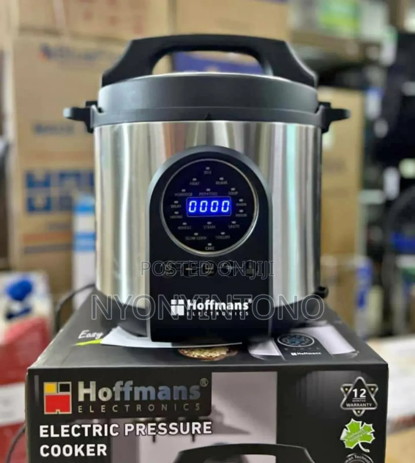 Hoffmans 6litres Automatic Electric Pressure Cooker Hm-722