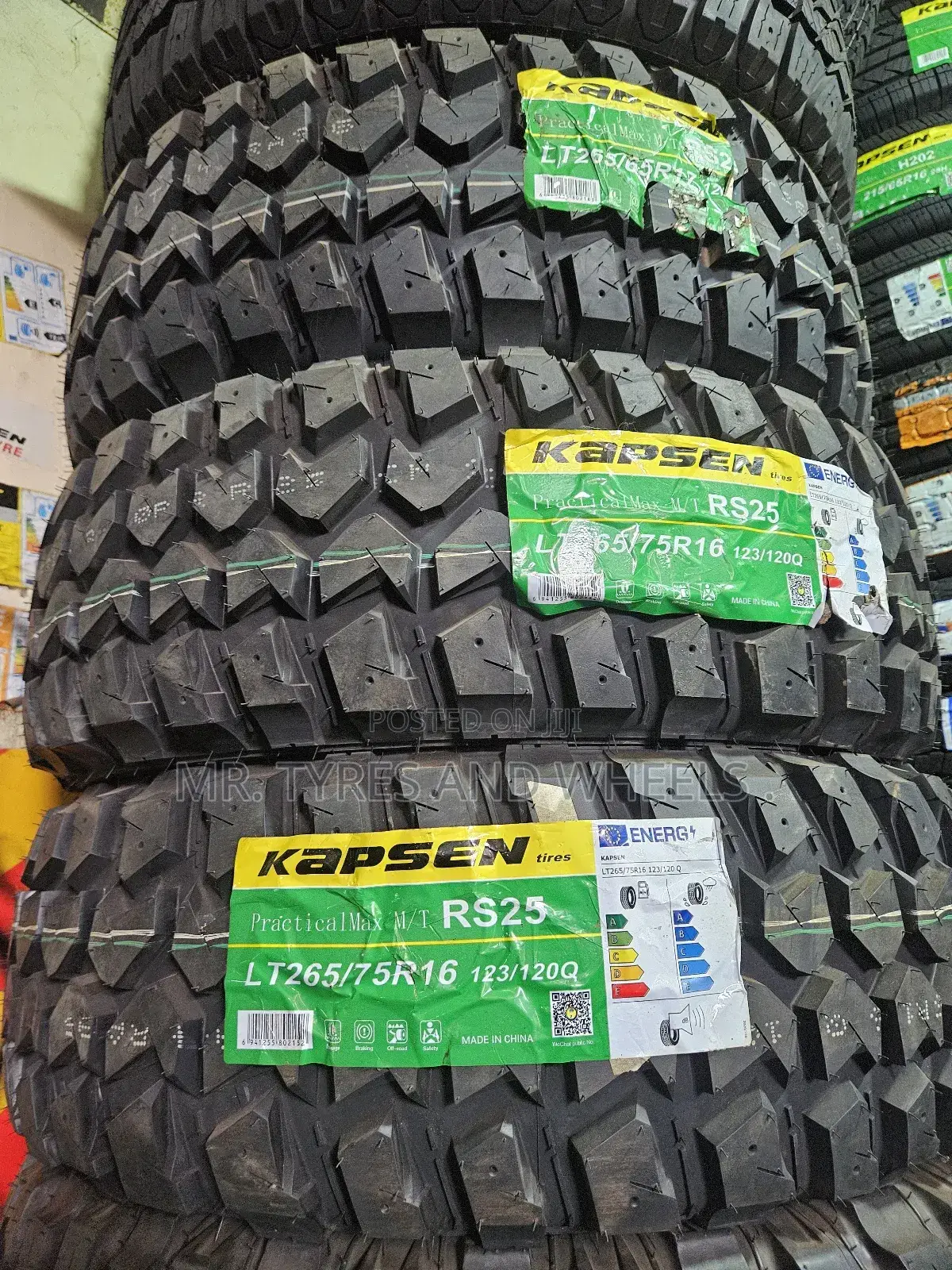 M.T Tires in Any Size Available Just Order We Deliver