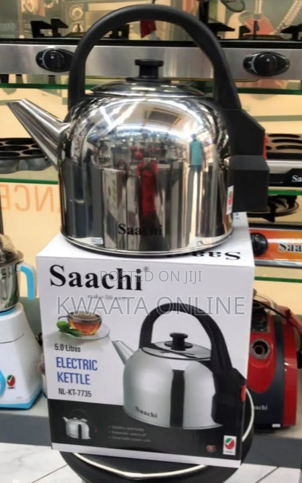 5l Saachi Stainless Steel Electric Kettle,Nl-Kt-7735