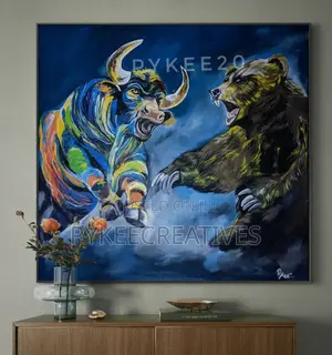 Animal Art Bull Bear