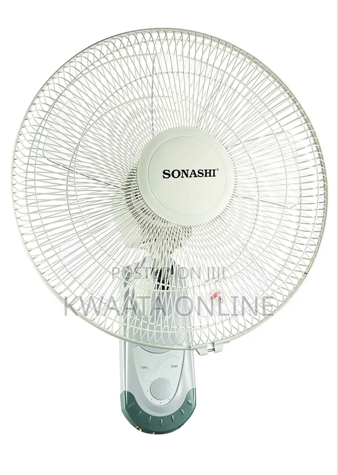 16in Sonashi Sf-8029w Wall Hanging Fan, Double String Switch