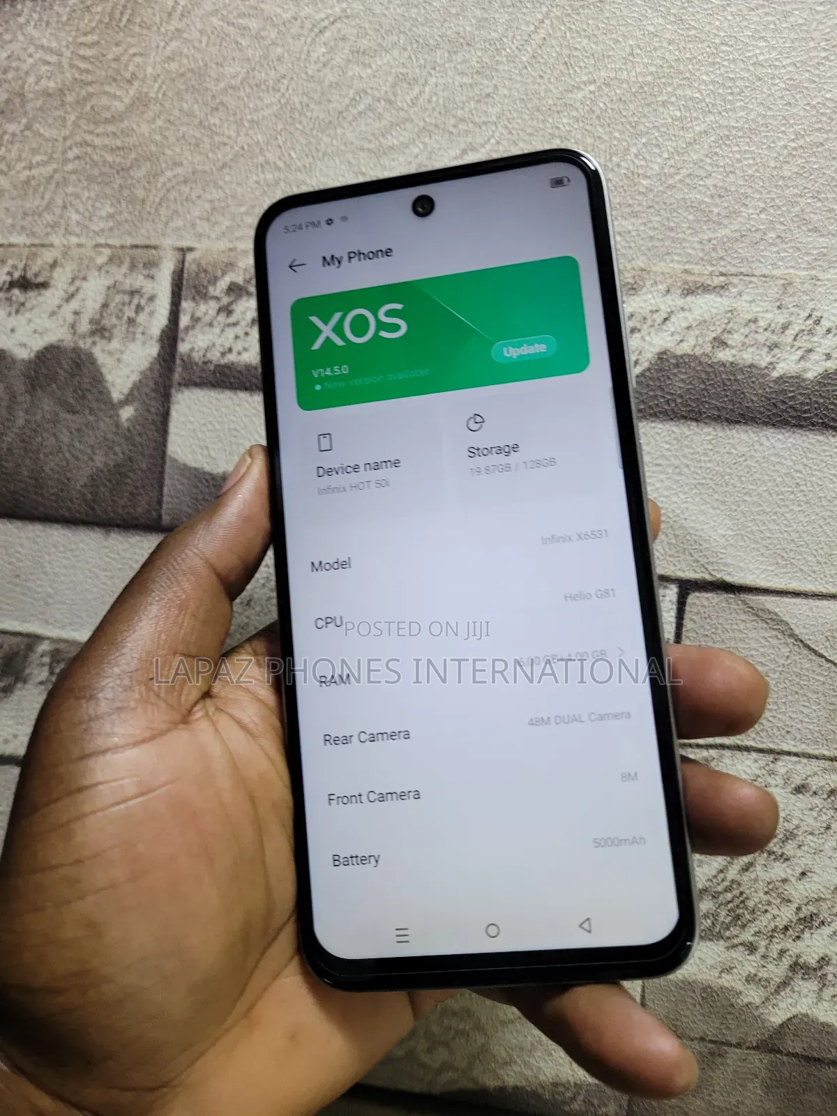 Infinix Hot 50i 128 GB Gold