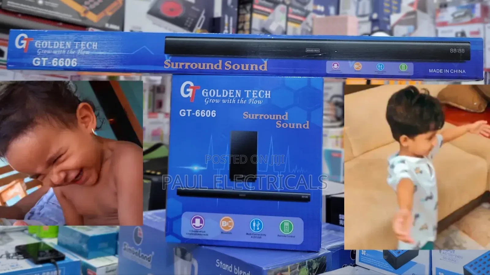 Golden Tech Sound Bar 6606