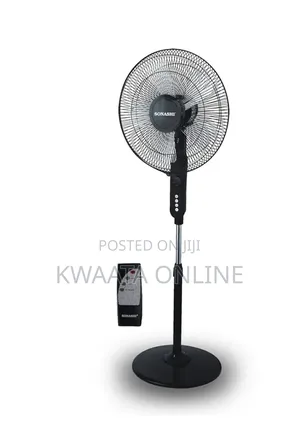 16inch Sonashi Stand Fan [Black] With Remote Control