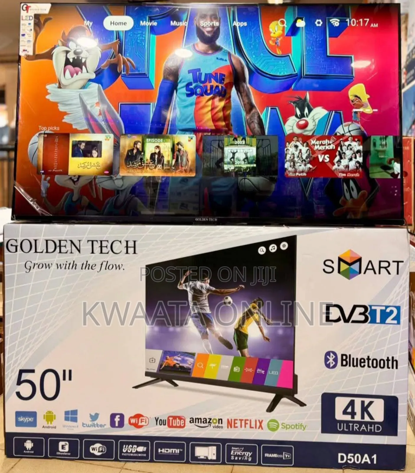 Golden Tech Tv Digital or Smart, Usb Hdmi Port-Free to Air