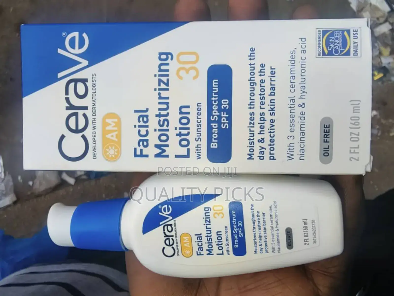 1pc Cerave Am or Pm Face Sunscreen Moisturizing Lotion