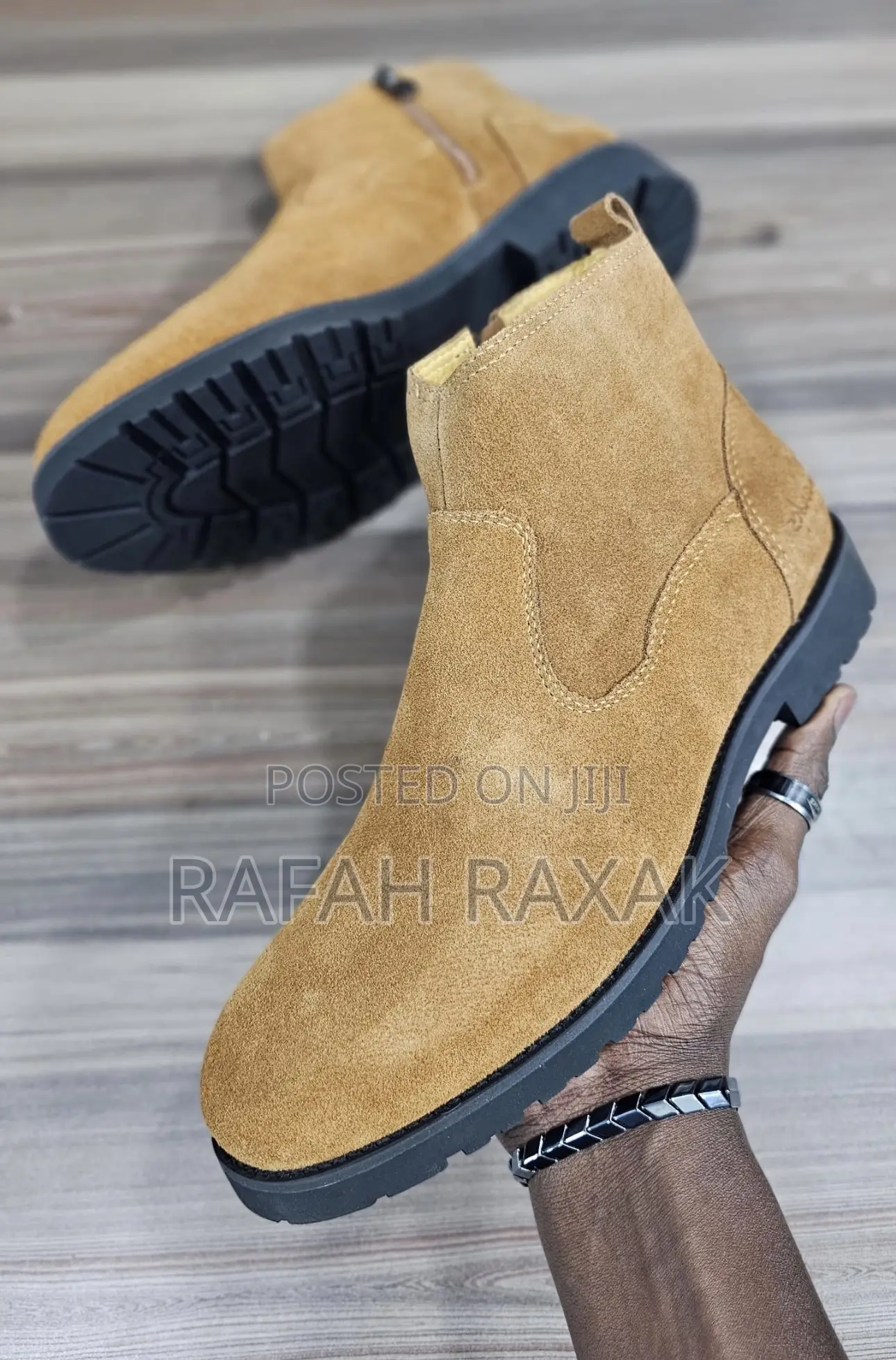 Original Men’S Brown Suede Clarks Chelsea Boots