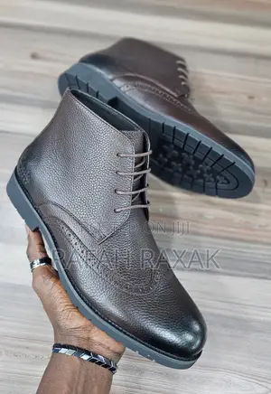 Original Men’S Dark Tan Clarks Oxford Formal/Gentle Boots