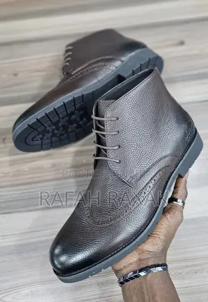 Original Men’S Dark Tan Clarks Oxford Formal/Gentle Boots