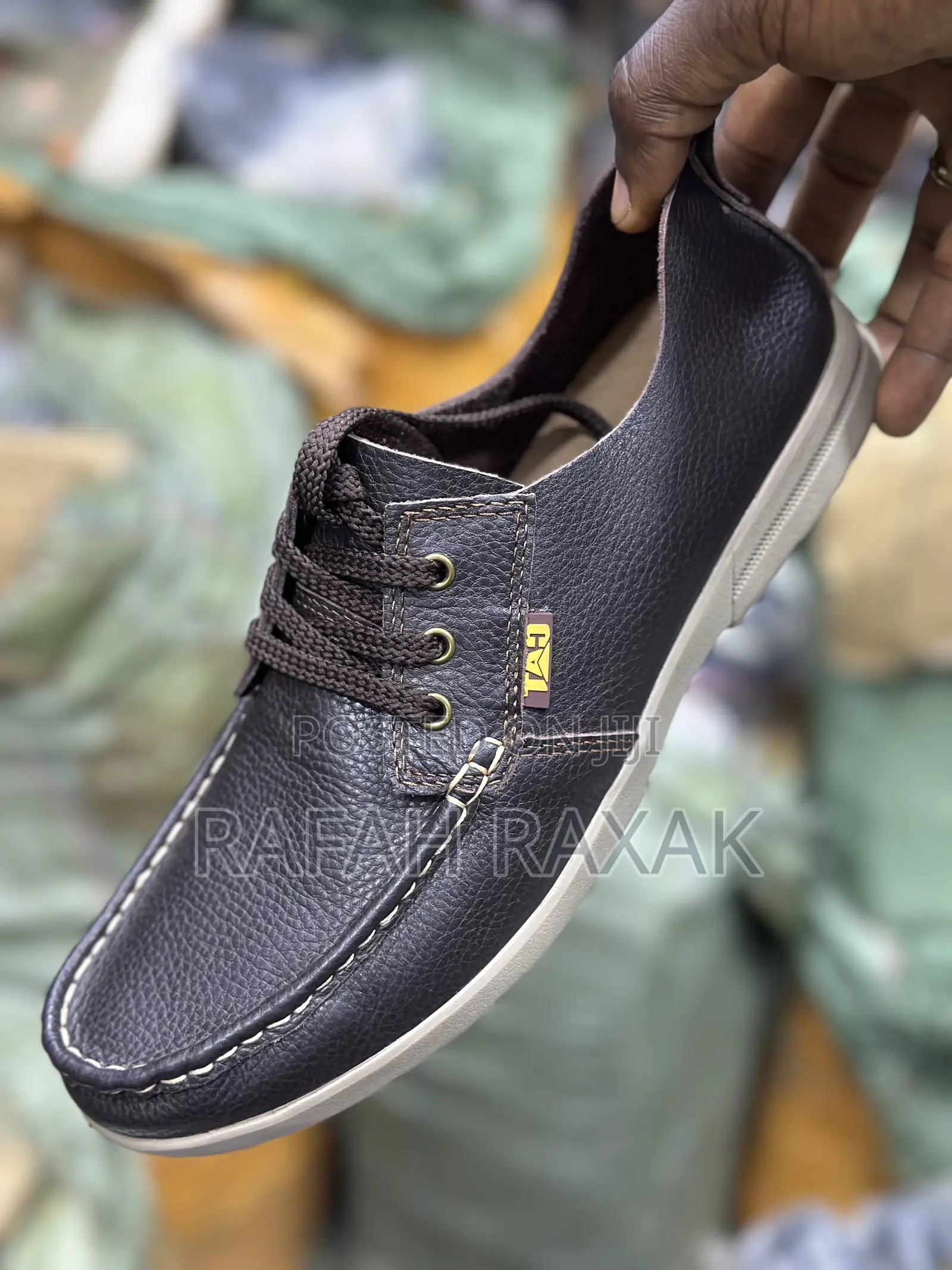 Original Men’S Cat Casual Leather Low Shoes