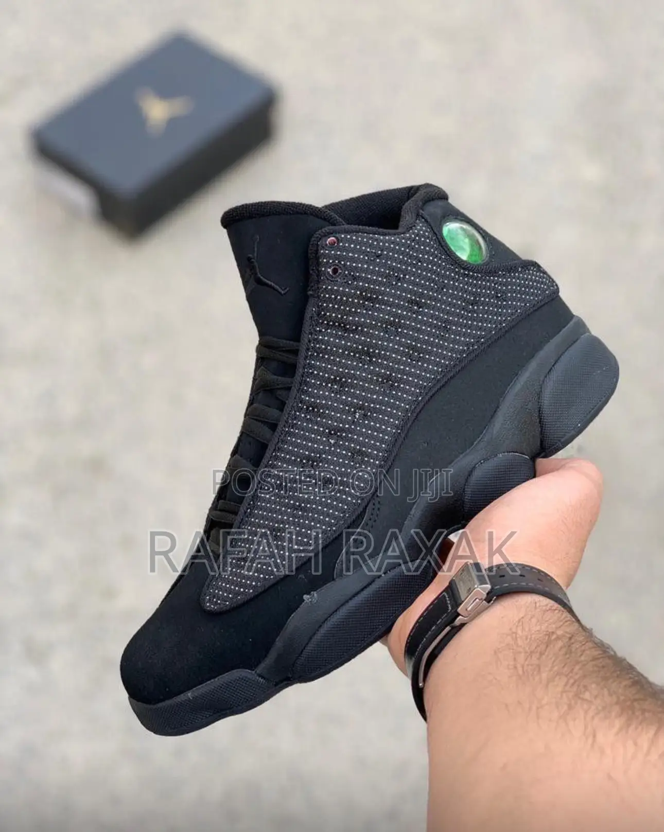 Original Black Nike Air Jordan 13 Retro Sneakers