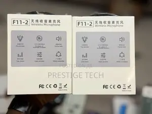 F11-2 Wireless Microphone 3in1 Noise Cancellation Clip On