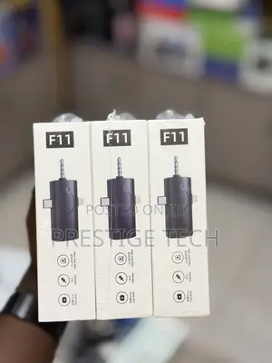 F11-2 Wireless Microphone 3in1 Noise Cancellation Clip On