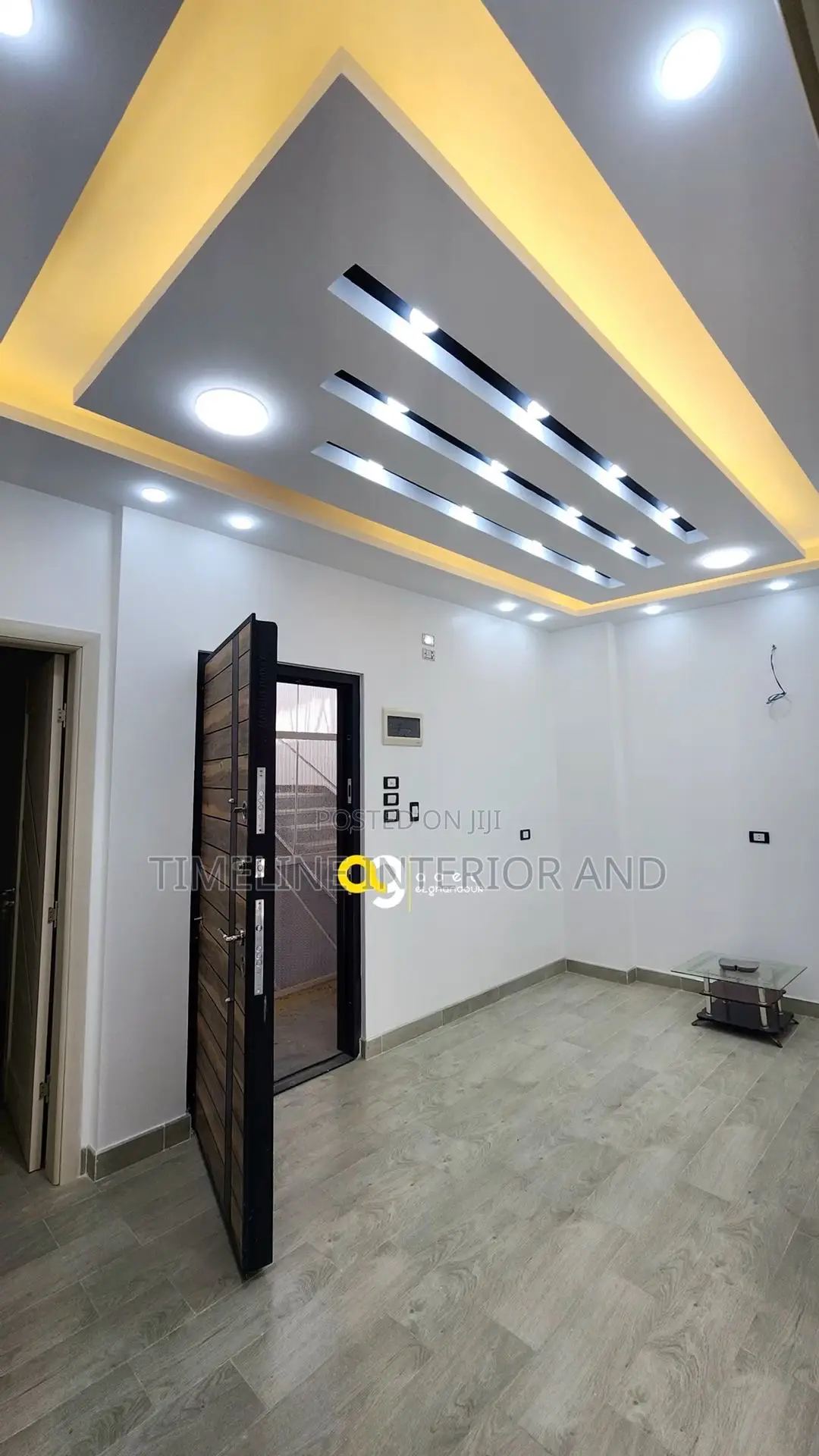 Gypsum Ceiling With Hidden Lighting