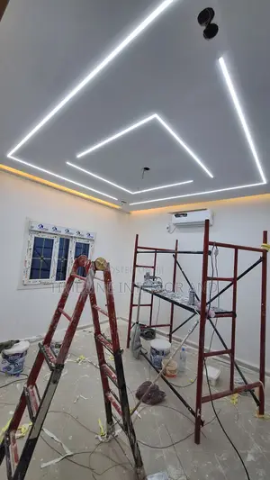 Gypsum Ceiling With Bulkheads