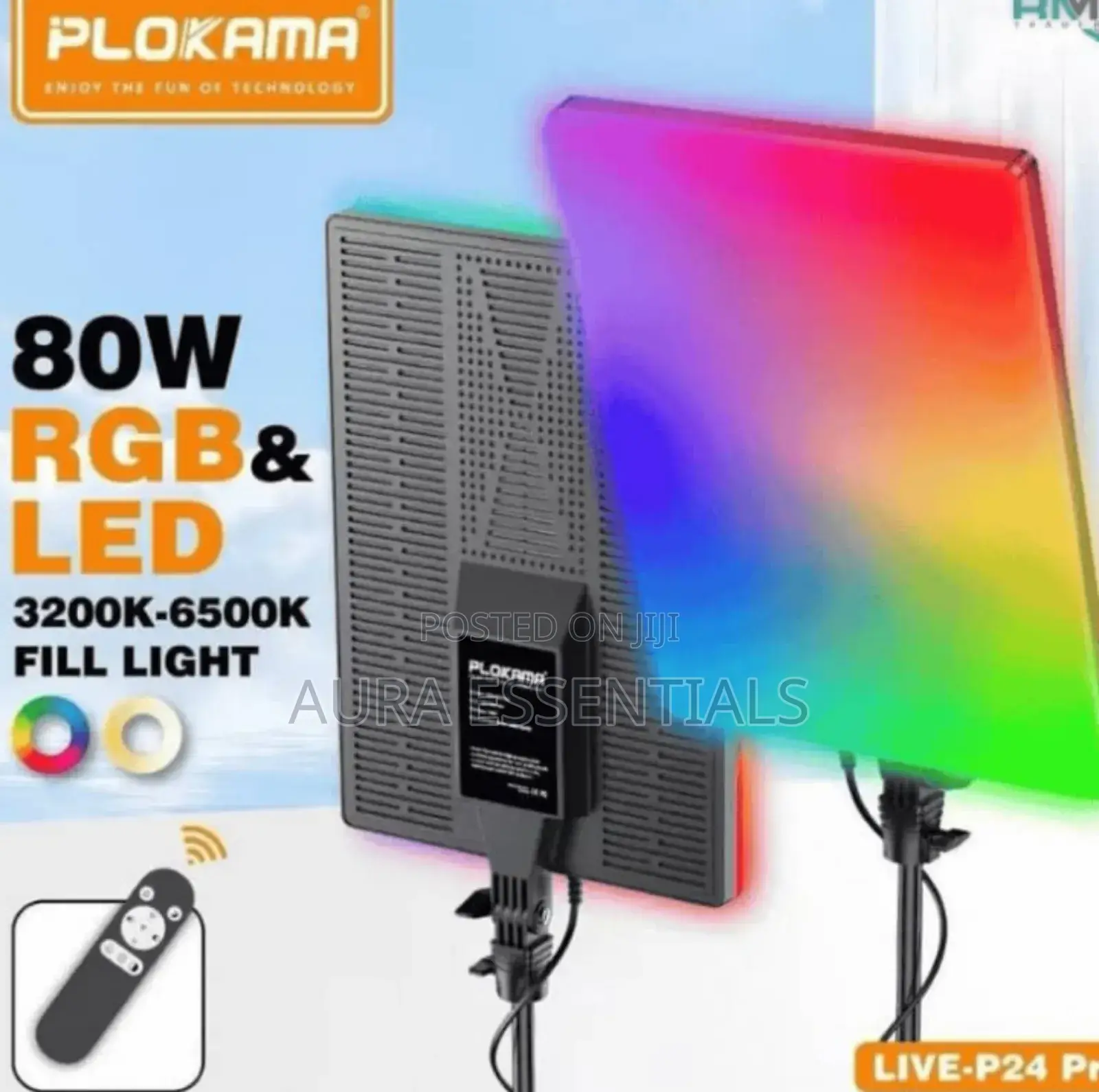Plokama Live-P24 Pro RGB Panel Fill Light