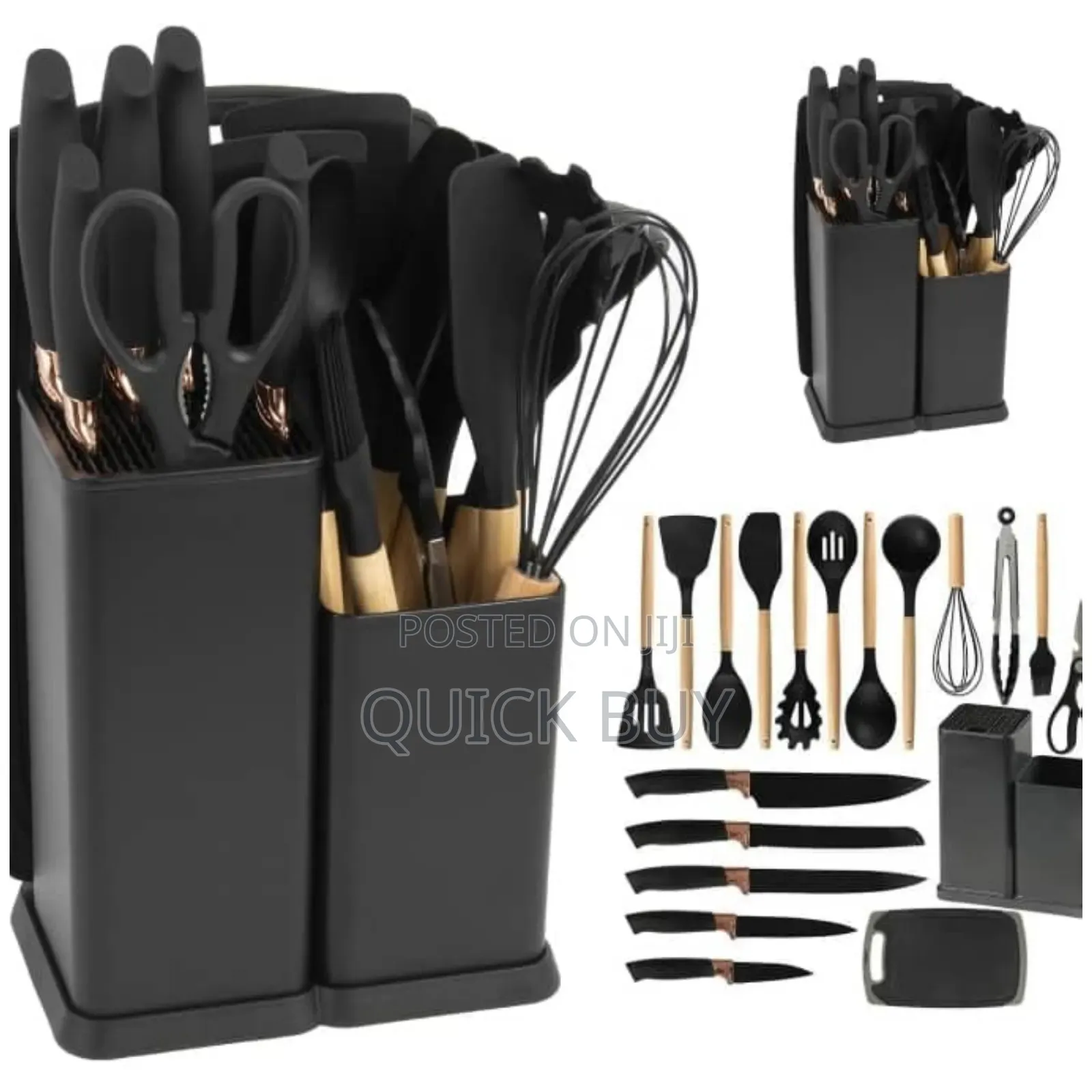 Kitchen Knife Set With Container