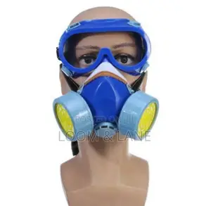 Anti Dust Protect Industrial Mask With Air Filters And Goggl