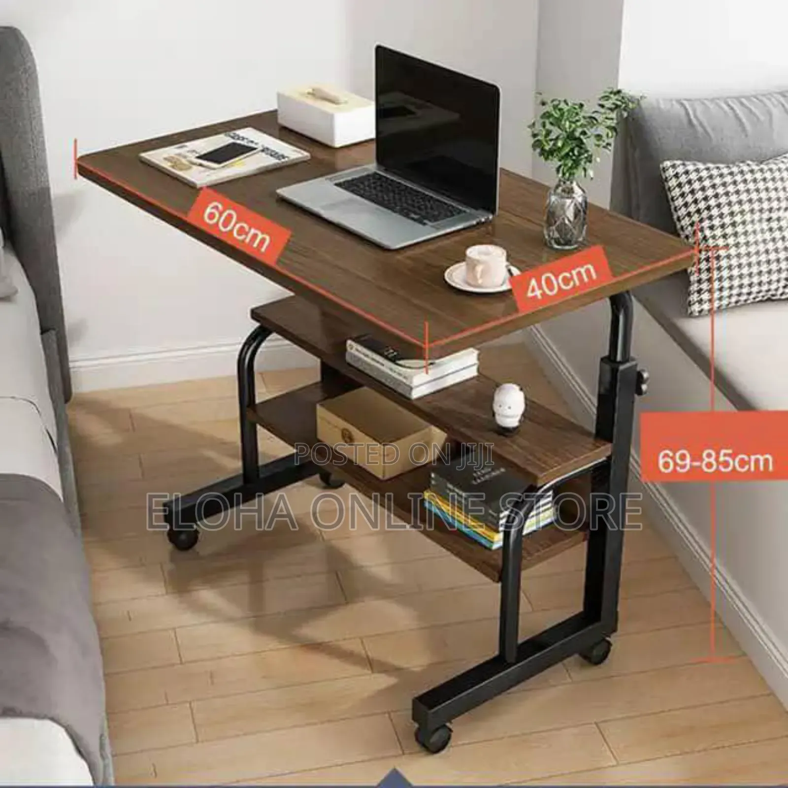 Adjustable and Portable Laptop or Bedside Table