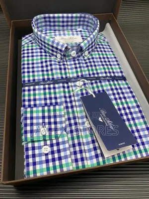 Moss London Blue Checked Shirt