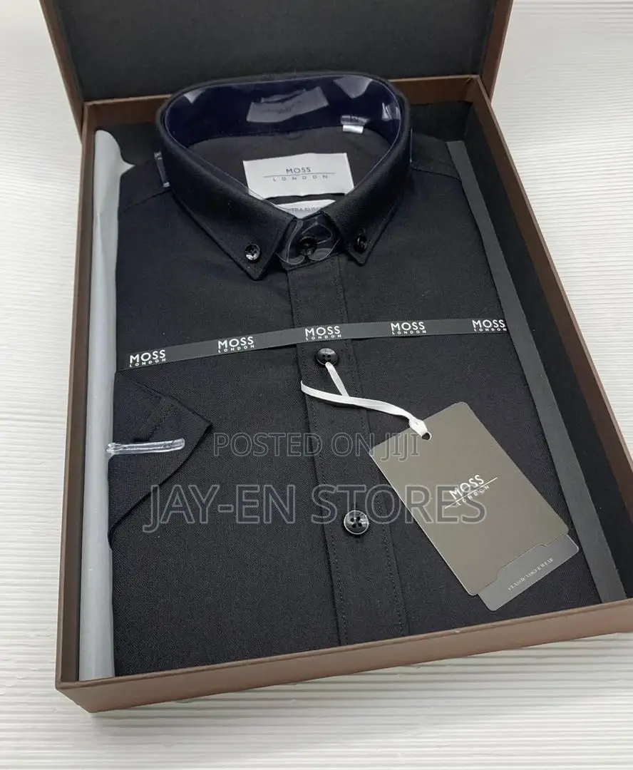 Moss London Black Shirt Both in Short and Long Sleeves