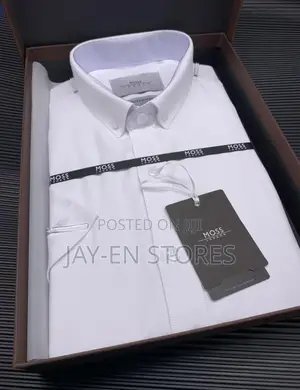 Plain White Shirt Both in Short and Long Sleeves