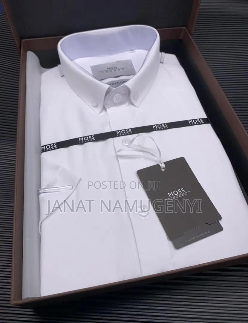 Plain White Shirt Both in Short and Long Sleeves