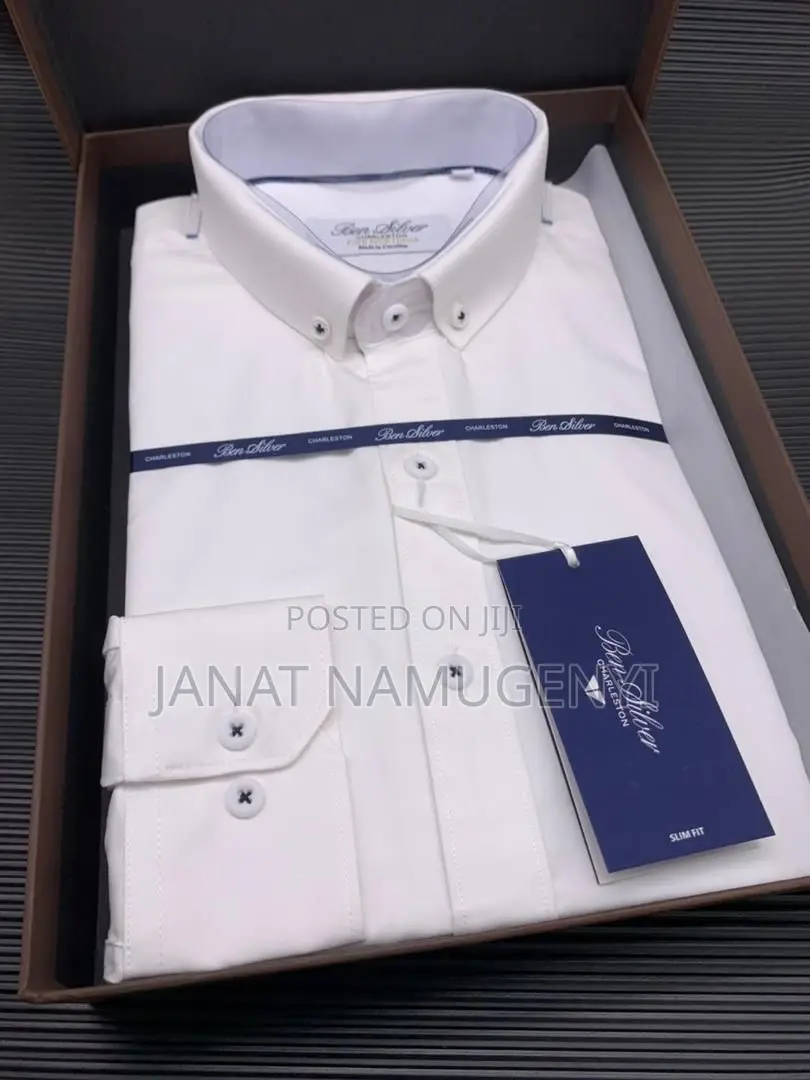 Plain White Shirt Both in Short and Long Sleeves