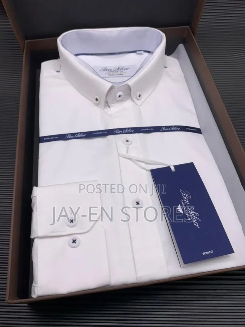 Plain White Shirt Both in Short and Long Sleeves