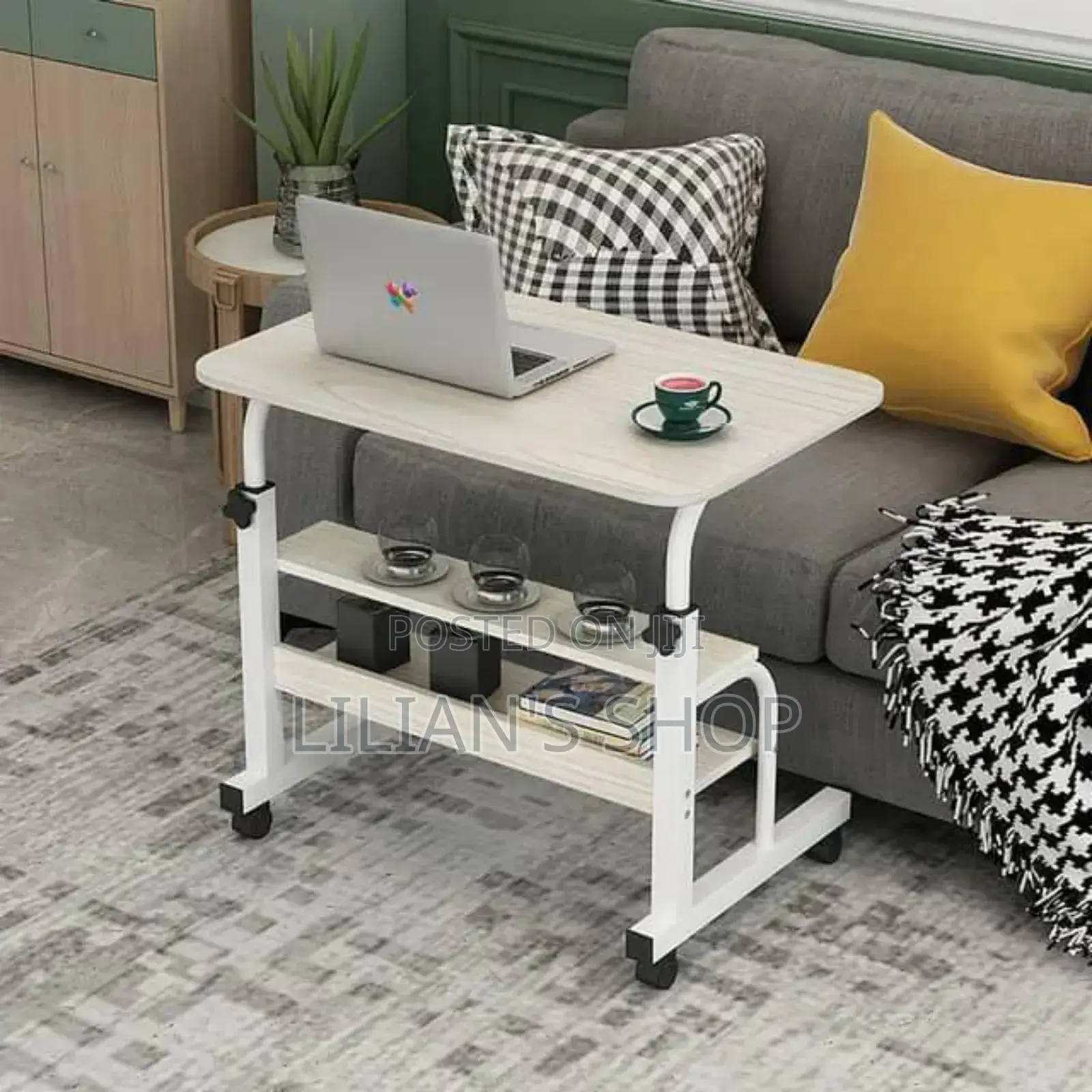 Adjustable and Portable Laptop or Bedside Table New