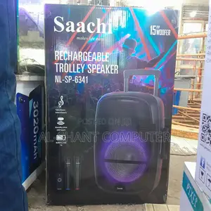 Saachi 15" Inch Woofer/Trolly Speaker