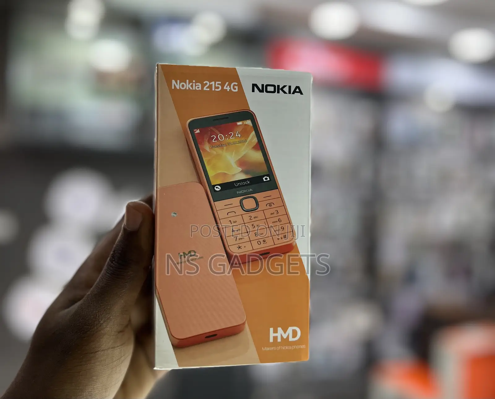 New Nokia 215 4G Black