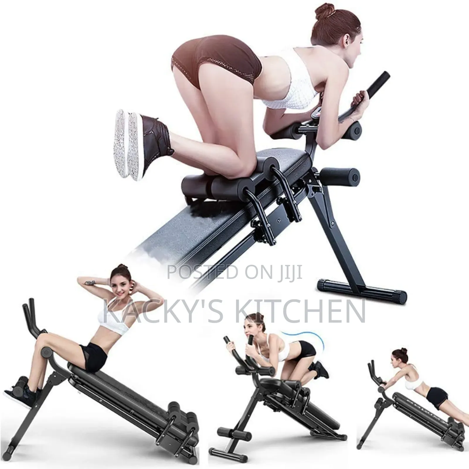 Adjustable Folding Sit-up Bench Or Abdominal Trainer,