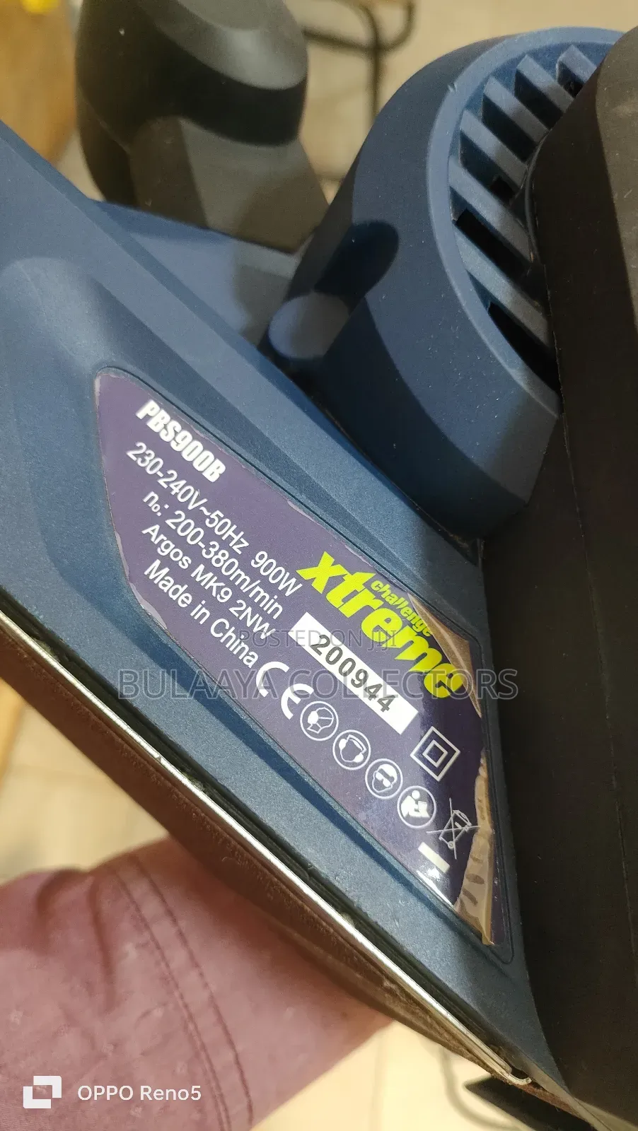 Uk Used Challenge Xtreme Pbs900b Belt Sander.