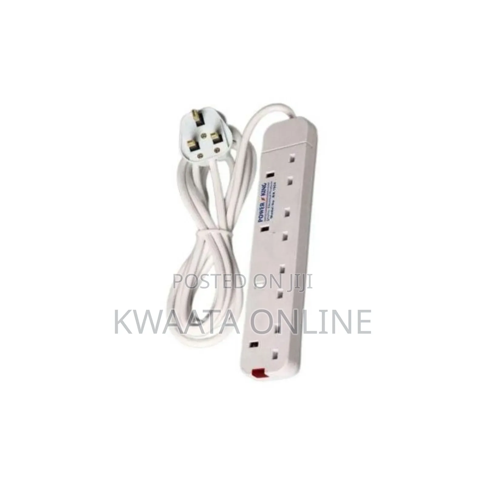 Power King 4 Way Power Extension With 3m Long Cable
