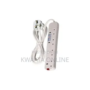 Power King 4 Way Power Extension With 3m Long Cable
