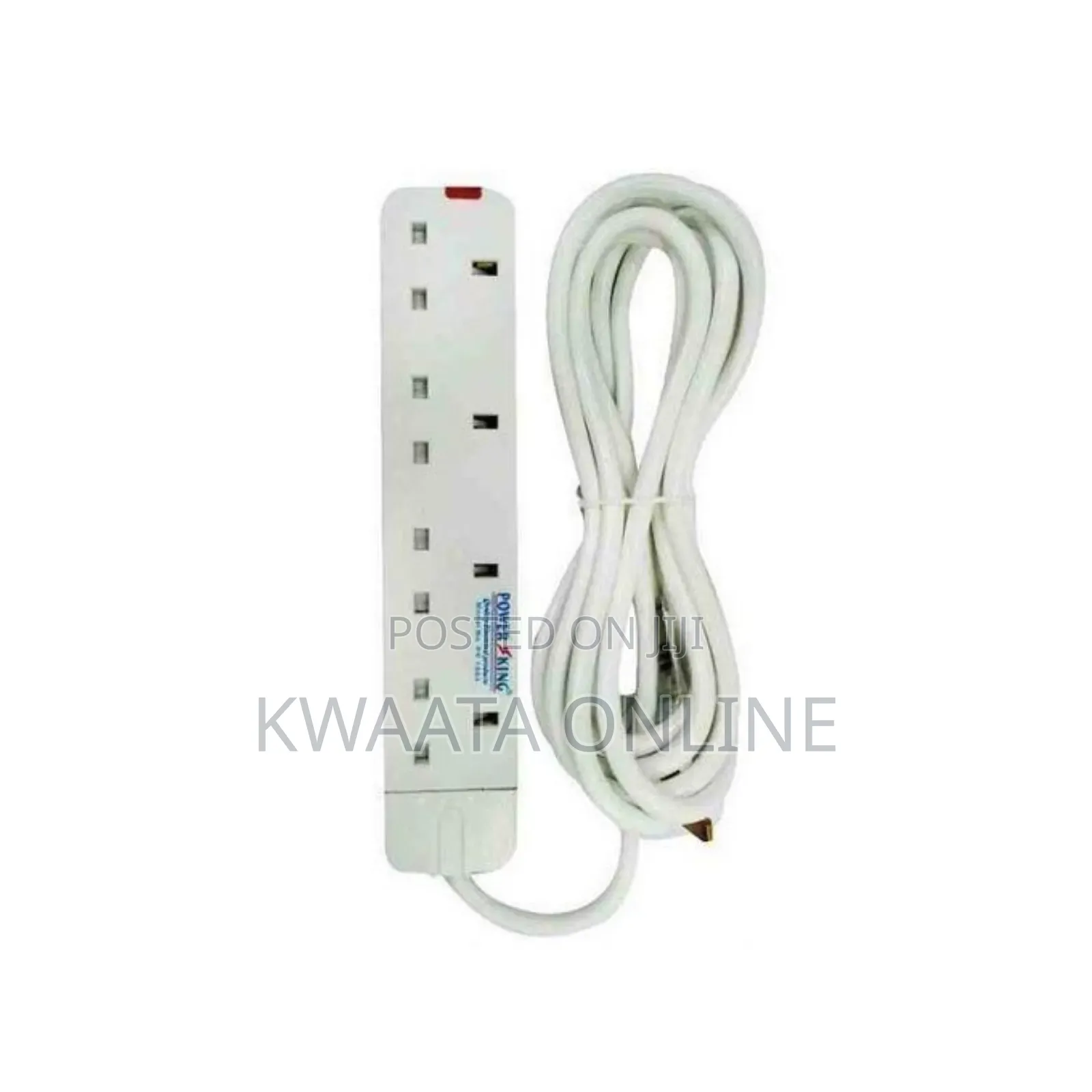 Power King 4 Way Power Extension With 3m Long Cable