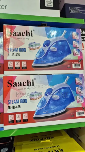 Saachi Steam Iron | 1400w | Nonstick Sole Plate Nl-Ir-405