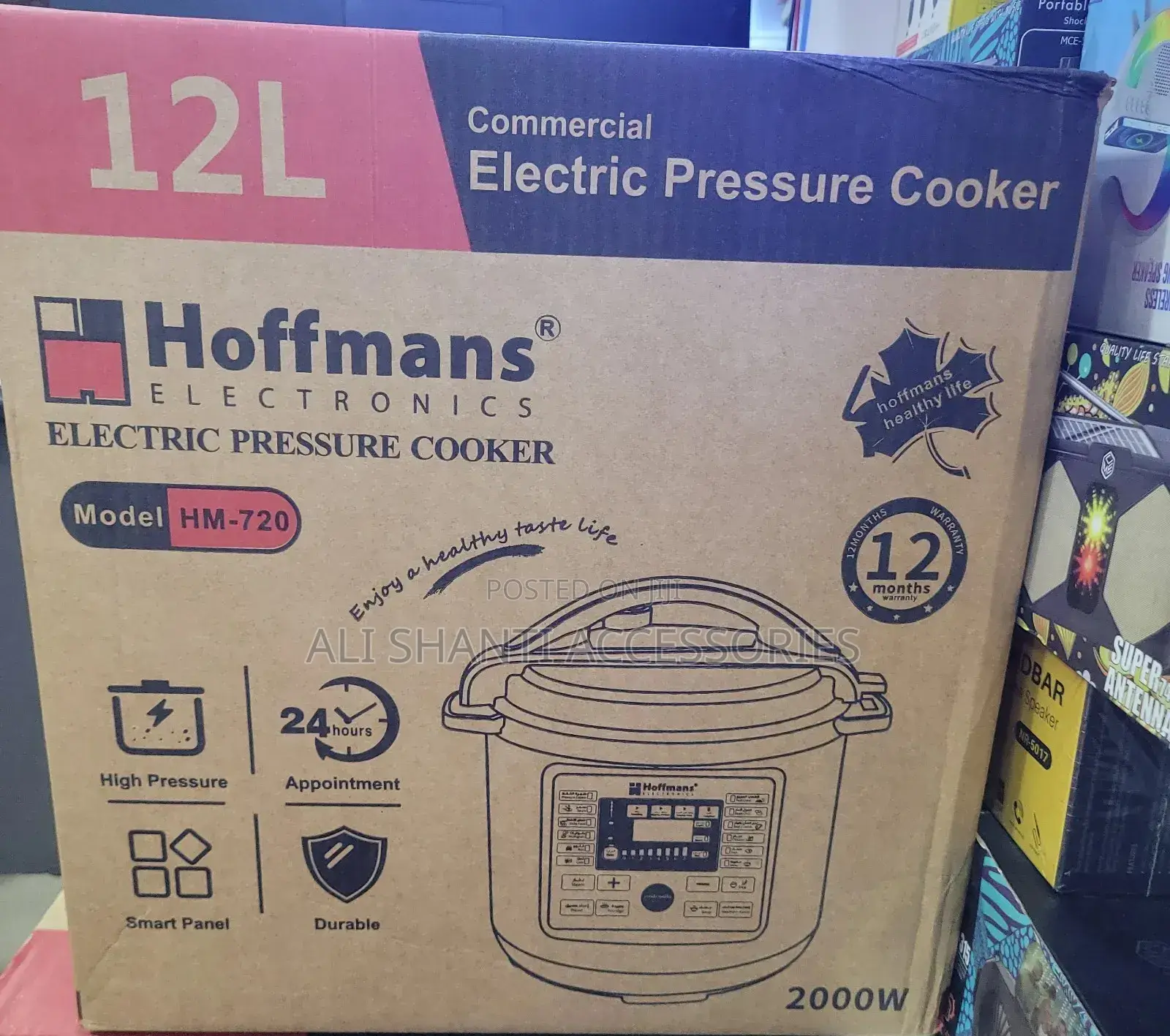 Commercial Pressure Cooker With Steamer, 12l Pressure Cooker
